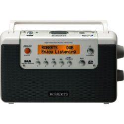 Roberts RECORD R White - DAB/FM Digital Portable Radio with Recording  Function  Pause and Rewind Feature